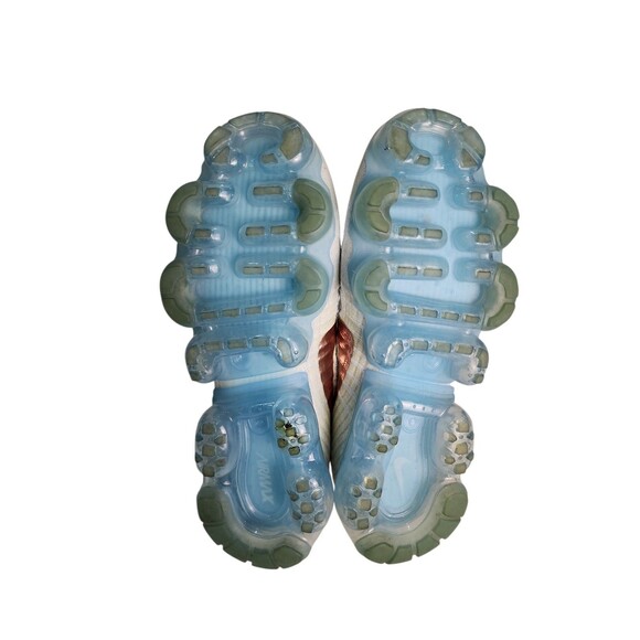 Nike Vapormax Flyknit Explorer Women's Sz 7 White Blue Running Shoes Athleisure - Picture 12 of 12